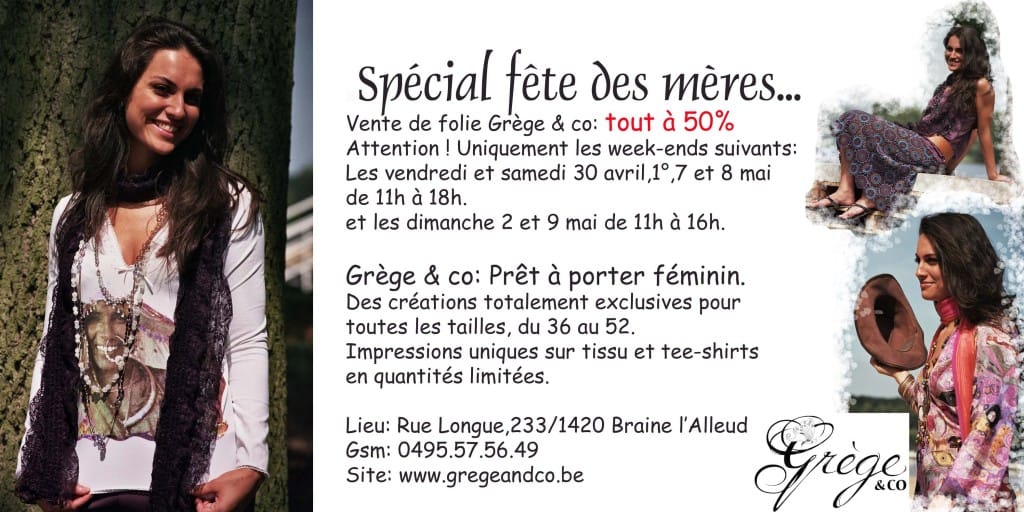 Grege.be : Tout à -50% pour la fête des mères ! 26