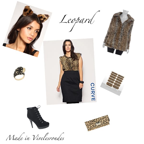 Idée de look grande taille pour Halloween : Leopard 50