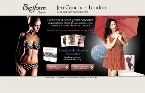 Partage une tenue du jour et gagne un week-end à Londres avec Bestform 28