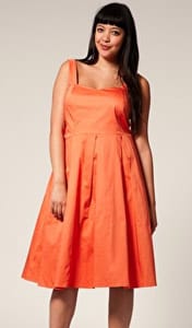 ASOS CURVE - Robe de bal inspiration vintage 50's