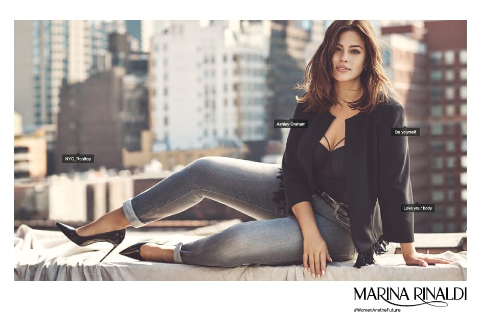 Ashley Graham pour Marina Rinaldi #womenarethefuture 34