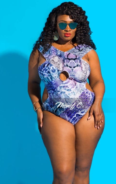 Maillot de bain grande taille : Monif C #caribbeangirlsruntings 39