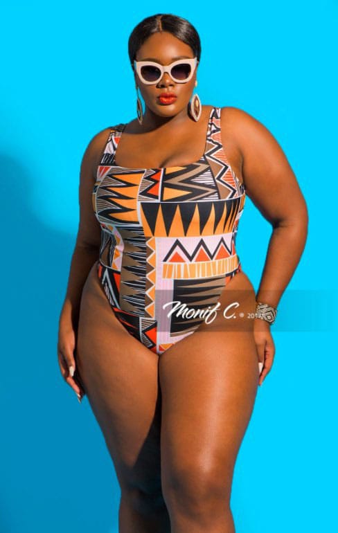 Maillot de bain grande taille : Monif C #caribbeangirlsruntings 43