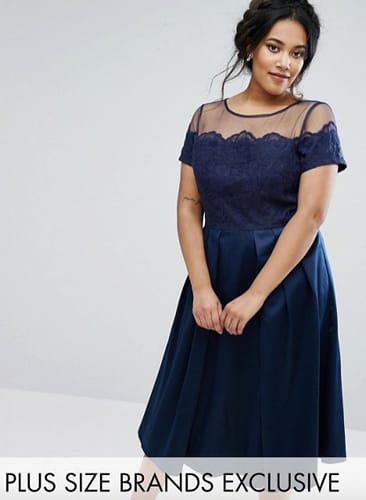 Mode grande taille : 12 Robes romantiques, tendres ou fleur bleu ... 54