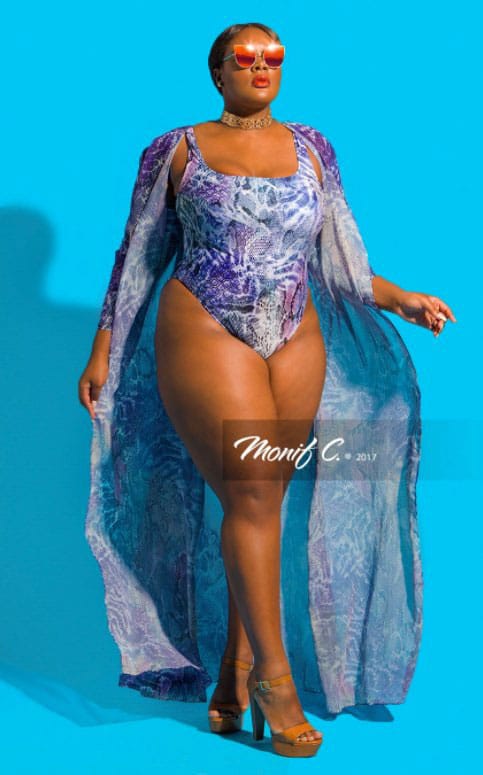 Maillot de bain grande taille : Monif C #caribbeangirlsruntings 44