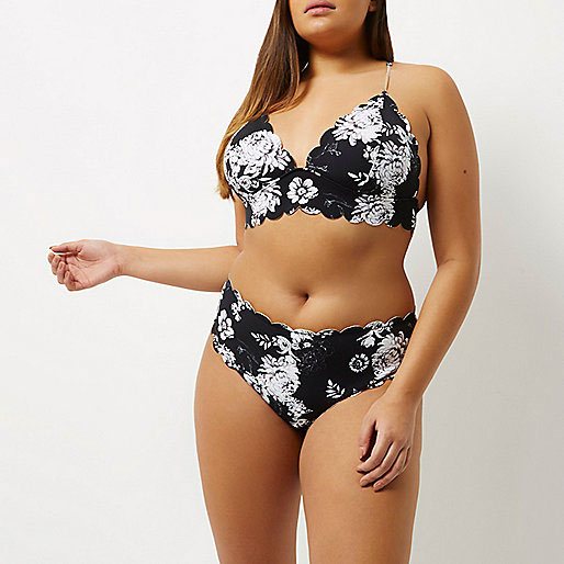 Maillots de bain grande taille : River Island Plus 50