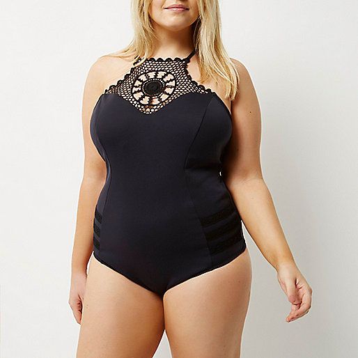 Maillots de bain grande taille : River Island Plus 57