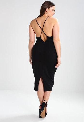 robe grande taille noire