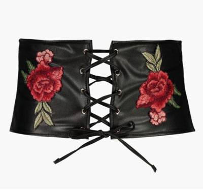 ceinture grande taille large ou façon corset