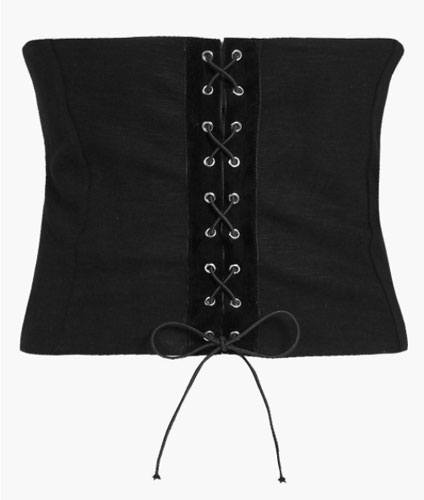 ceinture grande taille large ou façon corset