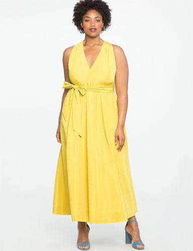 Robes grande taille jaune : La tendance qui illumine notre été 58