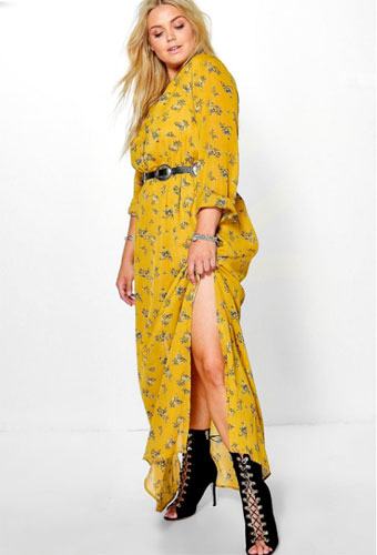 Robes grande taille jaune : La tendance qui illumine notre été 53