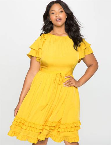 Robes grande taille jaune : La tendance qui illumine notre été 60