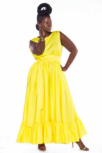 Robes grande taille jaune : La tendance qui illumine notre été 61