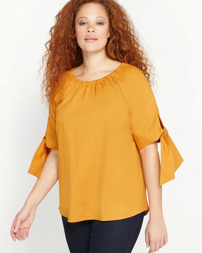 Coton en grande taille : 10 tops pour l'été 48