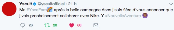 Yseult - campagne Nike 