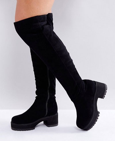 Bottes mollets larges chez Asos 42