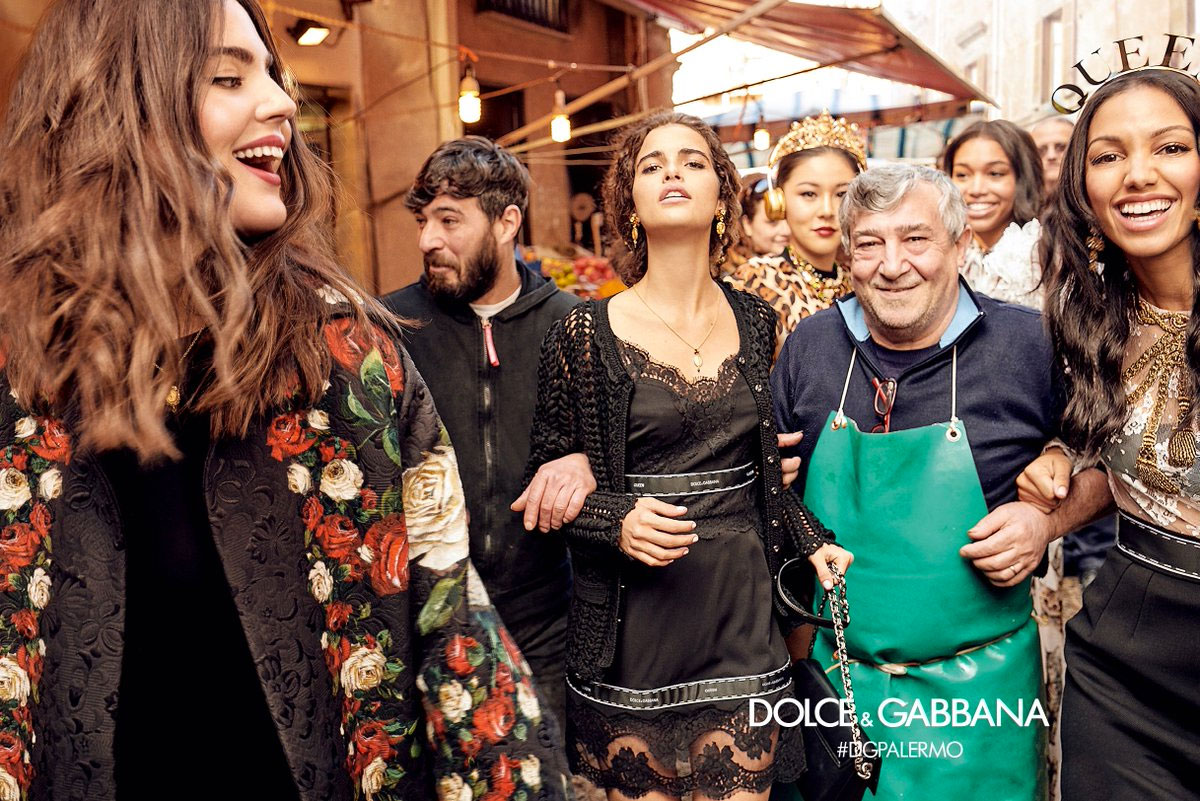 Alessandra Garcia pour Dolce and Gabbana