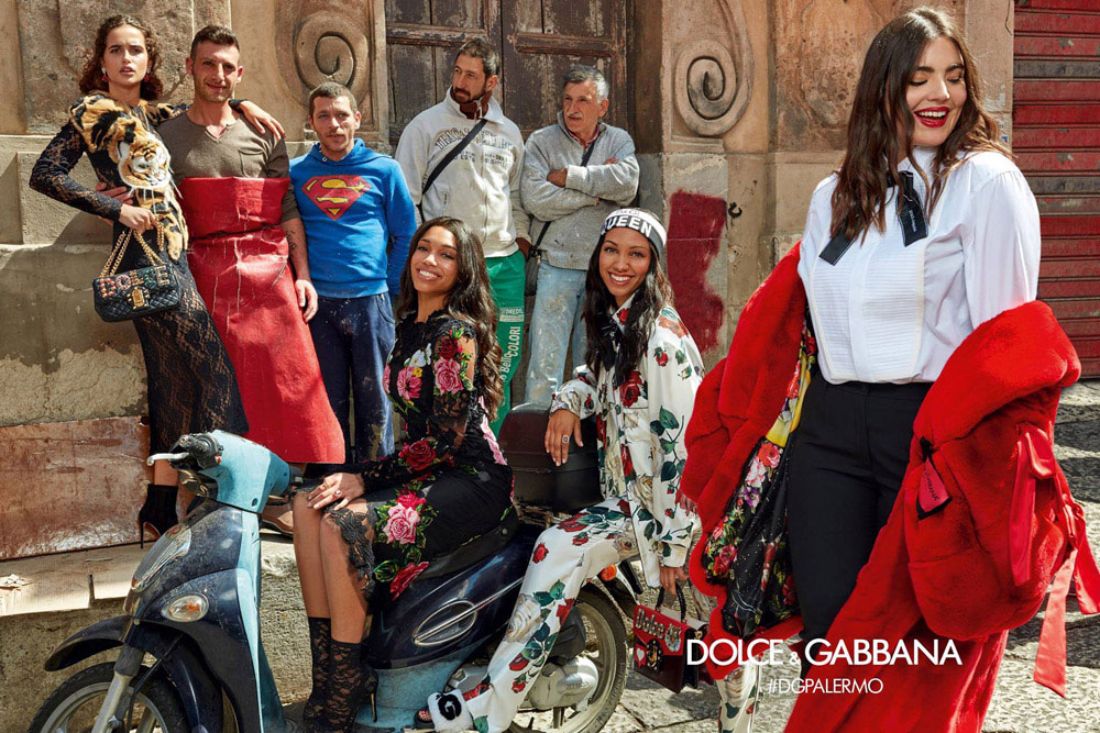 Alessandra Garcia pour Dolce and Gabbana