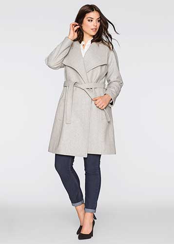 Manteau grande taille pas cher