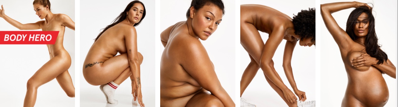 Paloma Elsesser nue pour Glossier