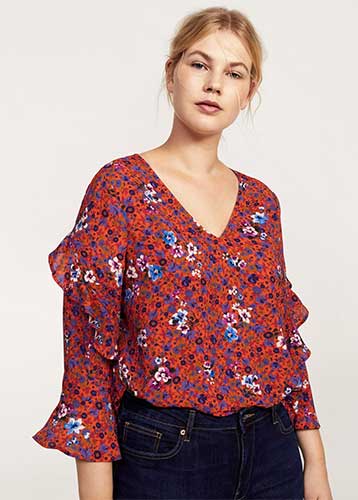 Blouses grande taille à fleurs : La tendance qui fleurit cet automne 56