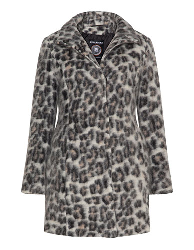 Manteaux grande taille leopard
