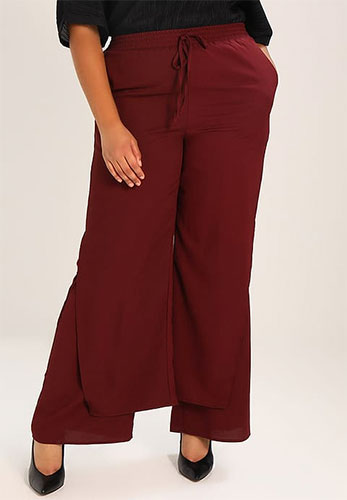 Mode grande taille : Pantalons grande taille esprit festif 48