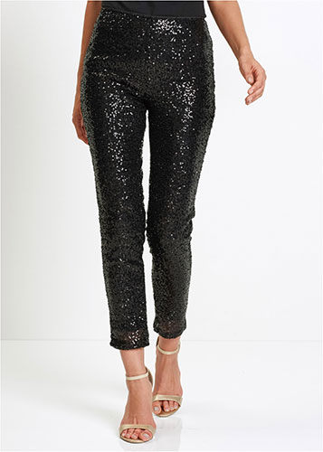 Mode grande taille : Pantalons grande taille esprit festif 51