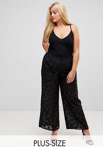 Mode grande taille : Pantalons grande taille esprit festif 49