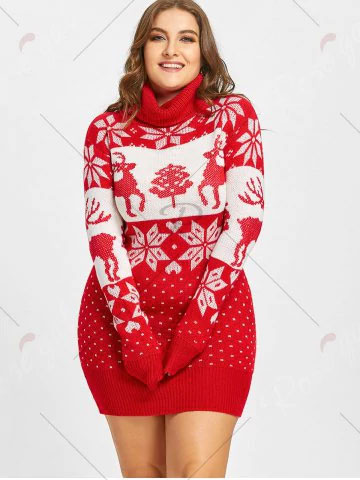 Mode grande taille : Pulls esprit de noël 47