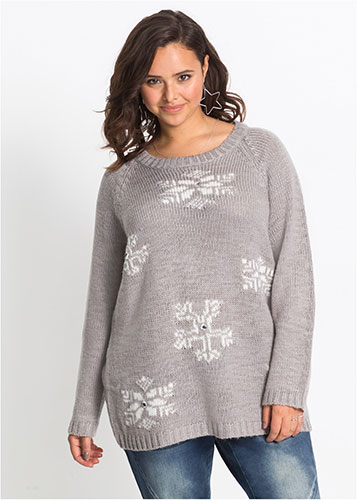 Mode grande taille : Pulls esprit de noël 50