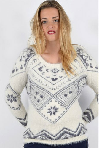 Mode grande taille : Pulls esprit de noël 56