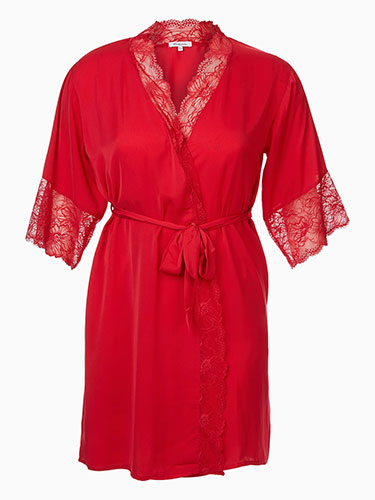 Lingerie sexy grande taille en rouge