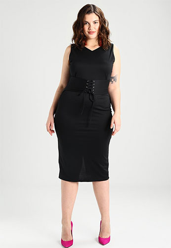 robe noire grande taille