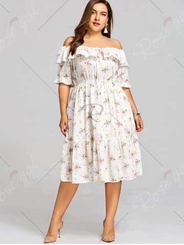 10 robes grande taille floral pour célébrer le printemps 56