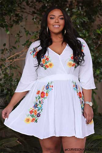 10 robes grande taille floral pour célébrer le printemps 60