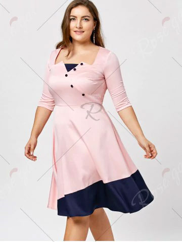 Rose pastel en grande taille