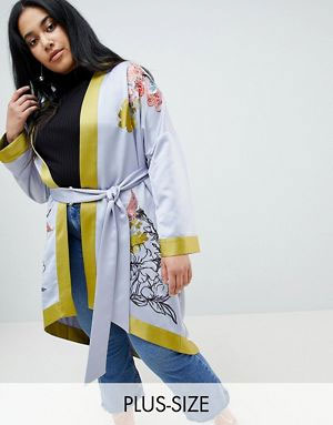 C'est le temps des fleurs ... Mode grande taille, kimonos et tops floraux 50