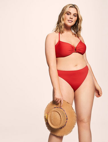 Alerte aux Maillots de bain grande taille rouges 48