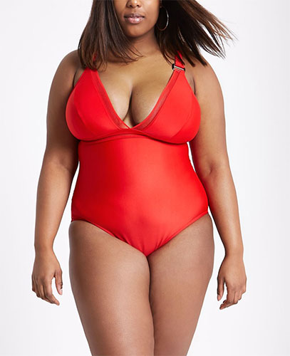 Alerte aux Maillots de bain grande taille rouges 56