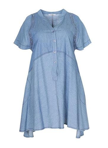  robe denim grande taille