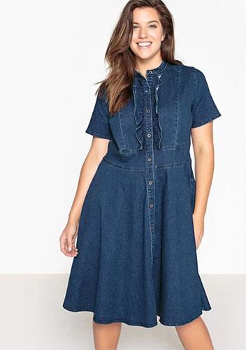  robe denim grande taille