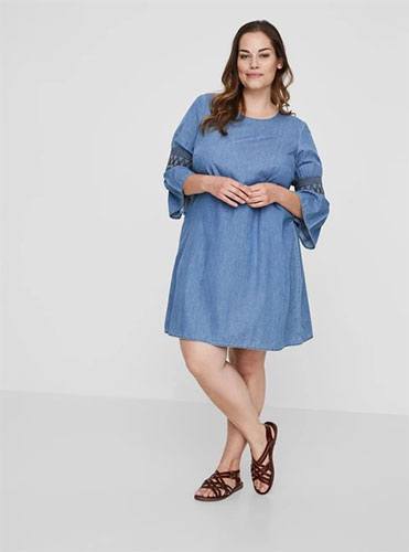  robe denim grande taille