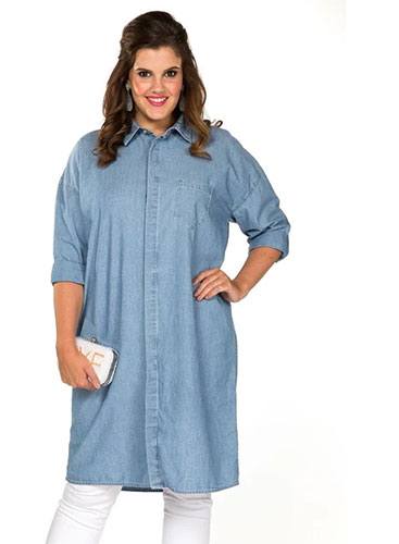  robe denim grande taille