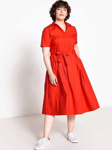 10 robes grande taille rouges pour celles qui n'ont pas peur des couleurs 49