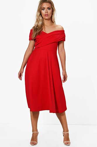 10 robes grande taille rouges pour celles qui n'ont pas peur des couleurs 52