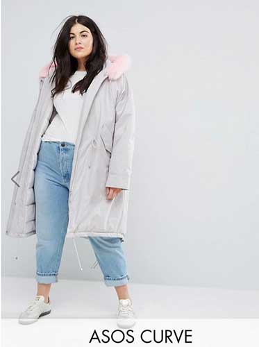 Jusqu'à -60% face au froid chez Asos : Vestes, doudounes, parkas, manteaux grande taille 58