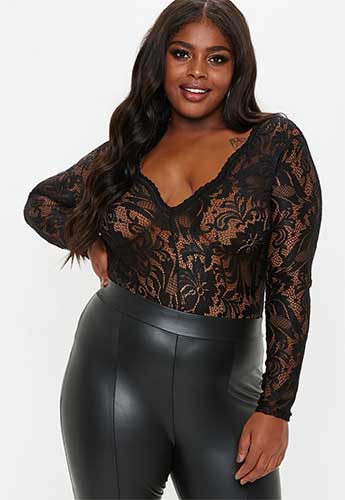 10 Bodys en dentelle grande taille : La sélection qui va réchauffer votre automne ! 51