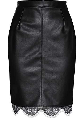 Jupes grande taille en cuir et simili cuir : La tendance qui rock votre style ! 50